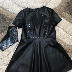 Zara leather dress
